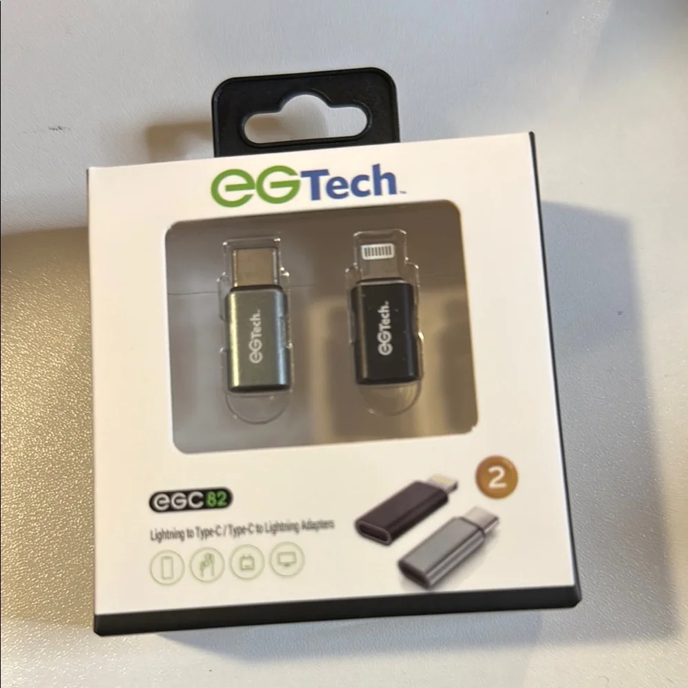 Black Lightning to Type-C Adapter Set